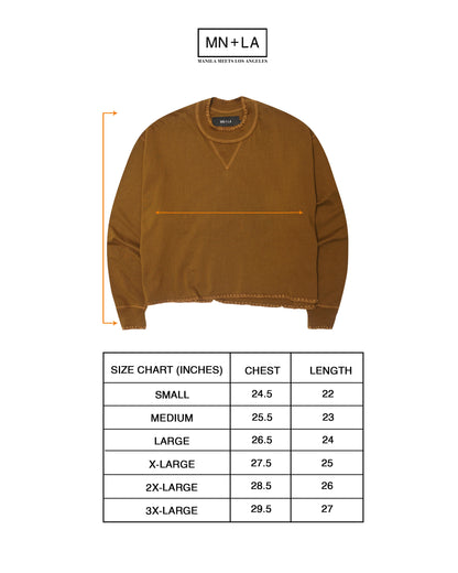 INCA SWEATSHIRT IN RUST
