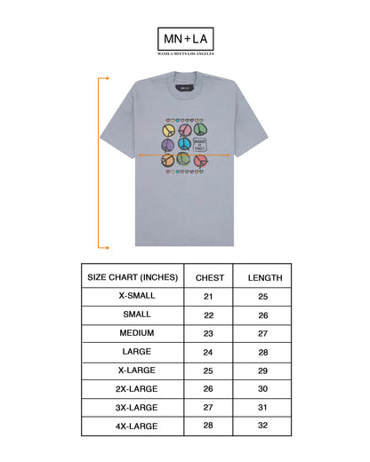 "INCREASE THE PEACE" TEE IN GLACIER