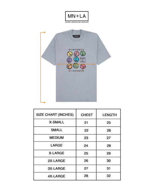 "INCREASE THE PEACE" TEE IN GLACIER