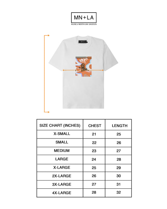 "I NEED SPACE" TEE IN WHITE