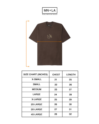 "IN MY ROOM" ULTRA HEAVY TEE IN WOOD
