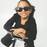 LITTLE HUMAN™ TOWEL CARDIGAN IN ANTHRACITE