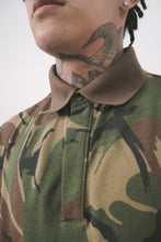 "CLUB" S/S POLO SHIRT IN FOREST CAMO