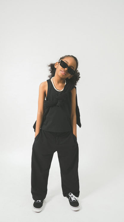 LITTLE HUMAN™ TANK TOP IN ANTHRACITE