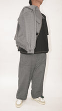 DOUBLE KNEE PHAT PANTS IN STONE GREY