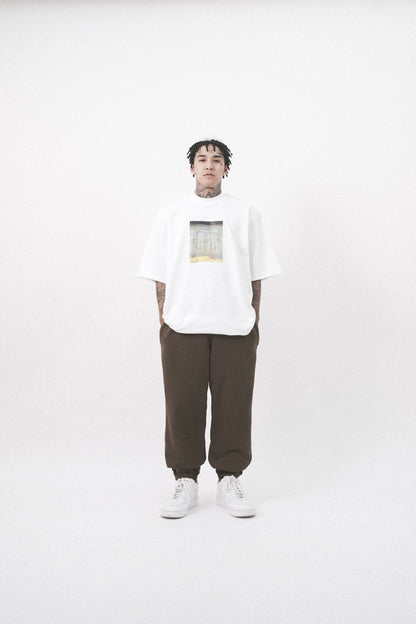"MUSEUM" TEE IN WHITE