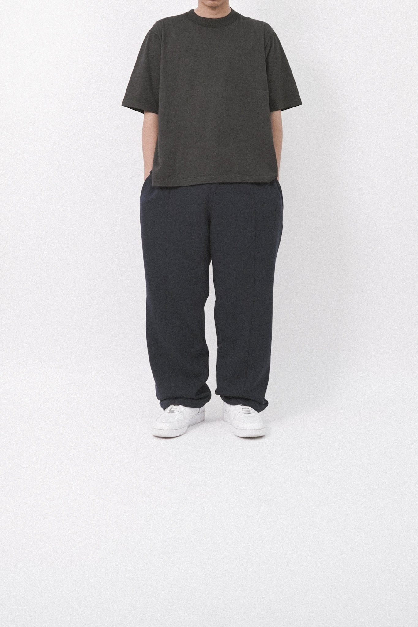 ROGUE SPLIT WIDE PANTS IN NAVY