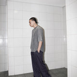 BOOTCUT PANTS IN NAVY SPECKLE