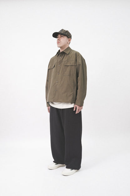 SHINOBI OVERSHIRT IN OLIVE