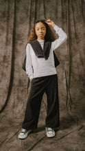 LITTLE HUMAN™ TOWEL WIDE PANTS IN ANTHRACITE