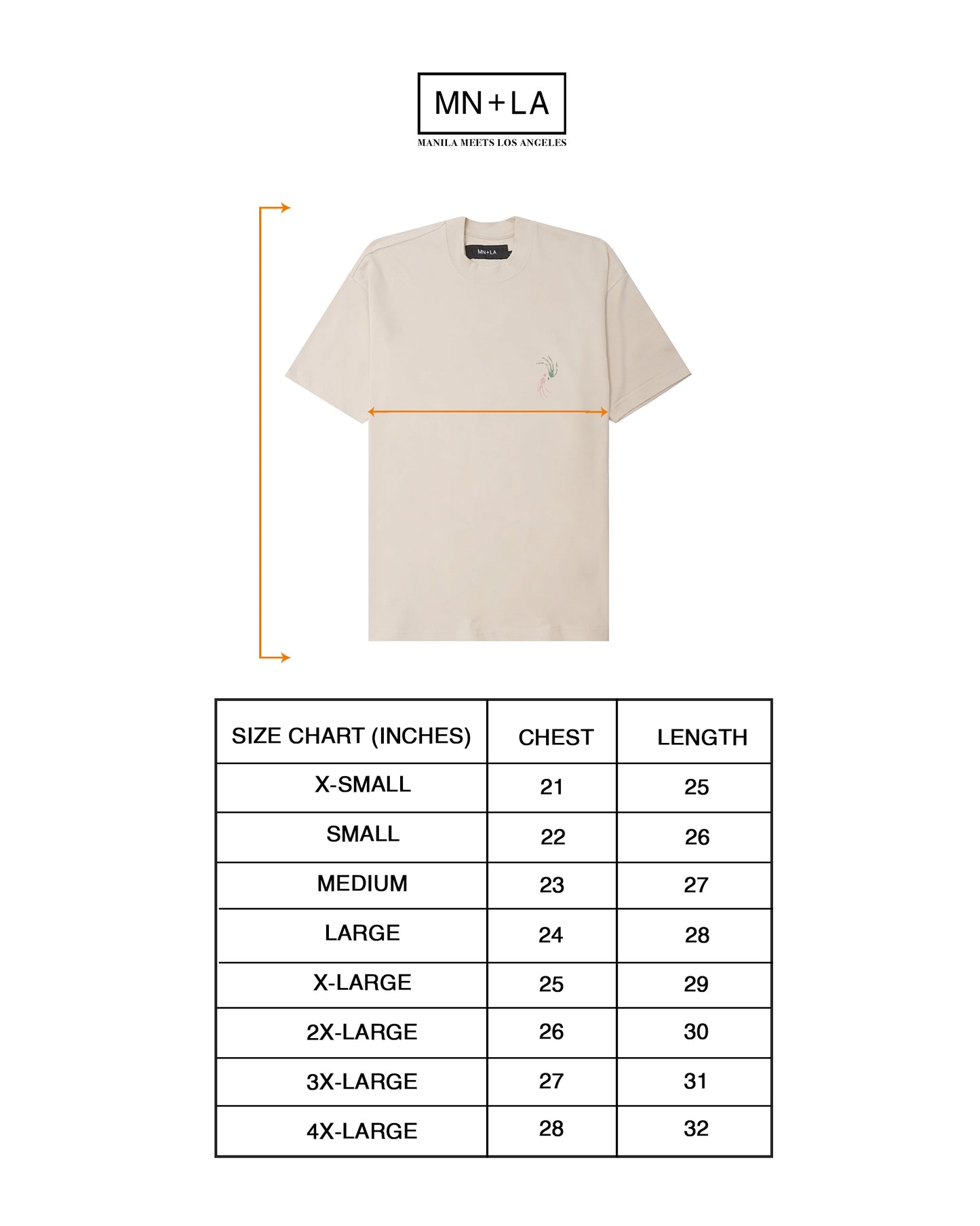 "LIMBO" ULTRA HEAVY TEE IN OAT