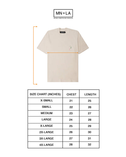 "LIMBO" ULTRA HEAVY TEE IN OAT