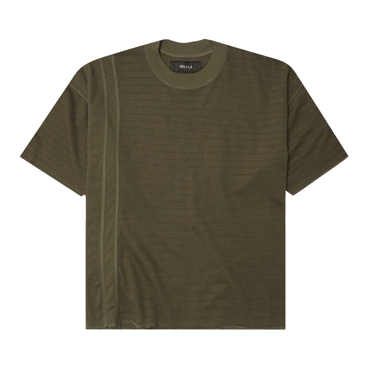 LINEAR TEE IN OLIVE