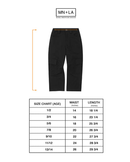 LITTLE HUMAN™ 8 POCKET PANTS IN ANTHRACITE