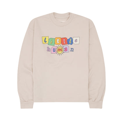 "SUN IS OUT" LITTLE HUMAN™ LONGSLEEVE TEE IN OAT
