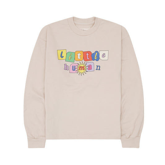 "SUN IS OUT" LITTLE HUMAN™ LONGSLEEVE TEE IN OAT