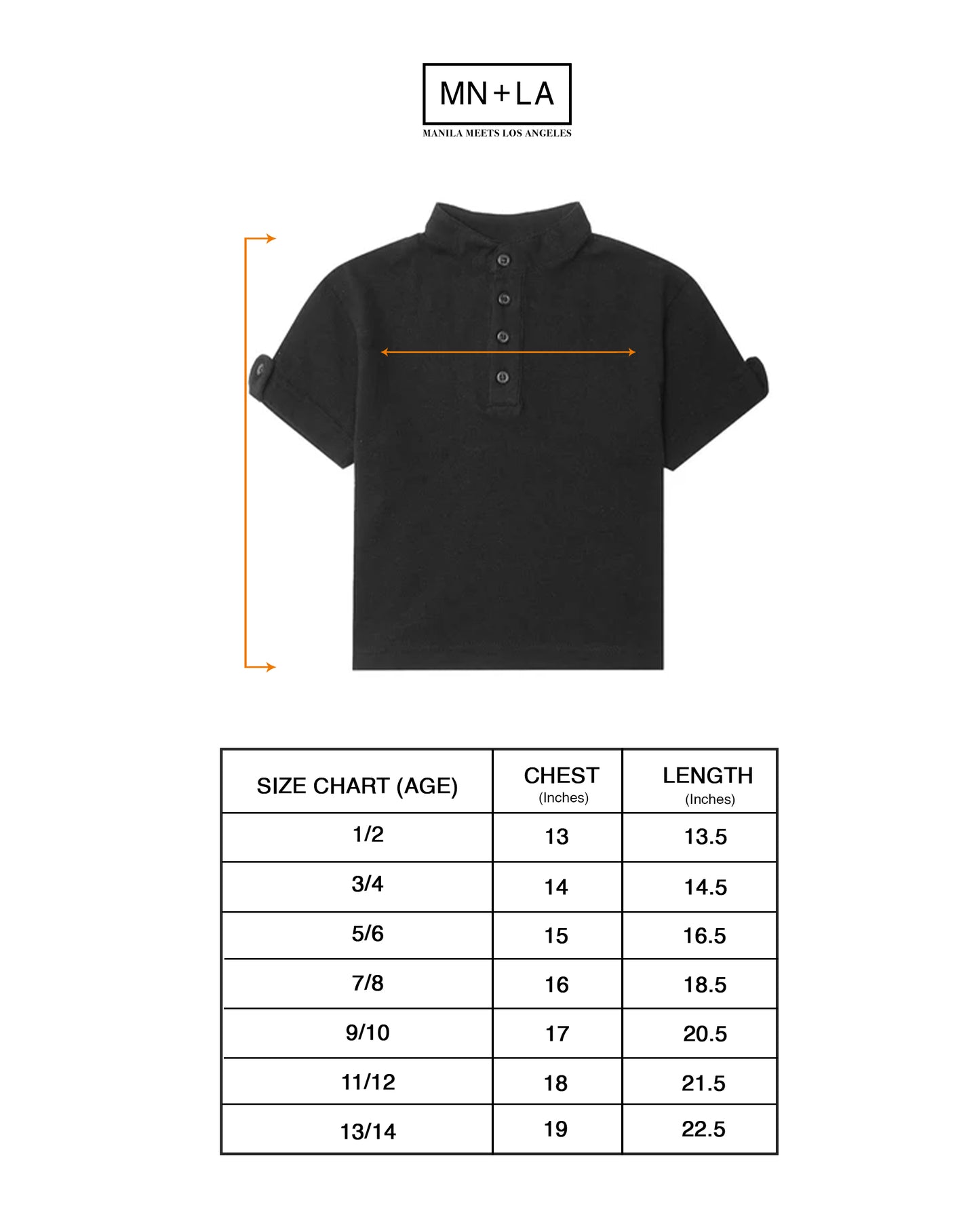 LITTLE HUMAN™ QUARTER MANDARIN S/S IN ANTHRACITE