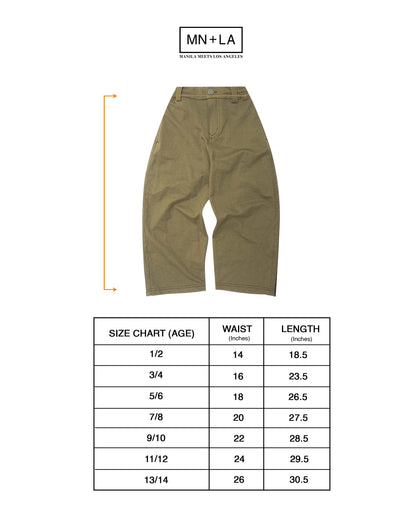 LITTLE HUMAN™ STRIDE PANTS IN OLIVE