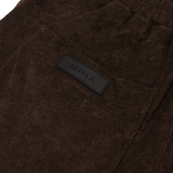 WOOD TOWEL TERRY RAW FINISH LOUNGE PANTS