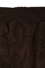 WOOD TOWEL TERRY RAW FINISH LOUNGE PANTS