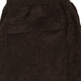 WOOD TOWEL TERRY RAW FINISH LOUNGE PANTS