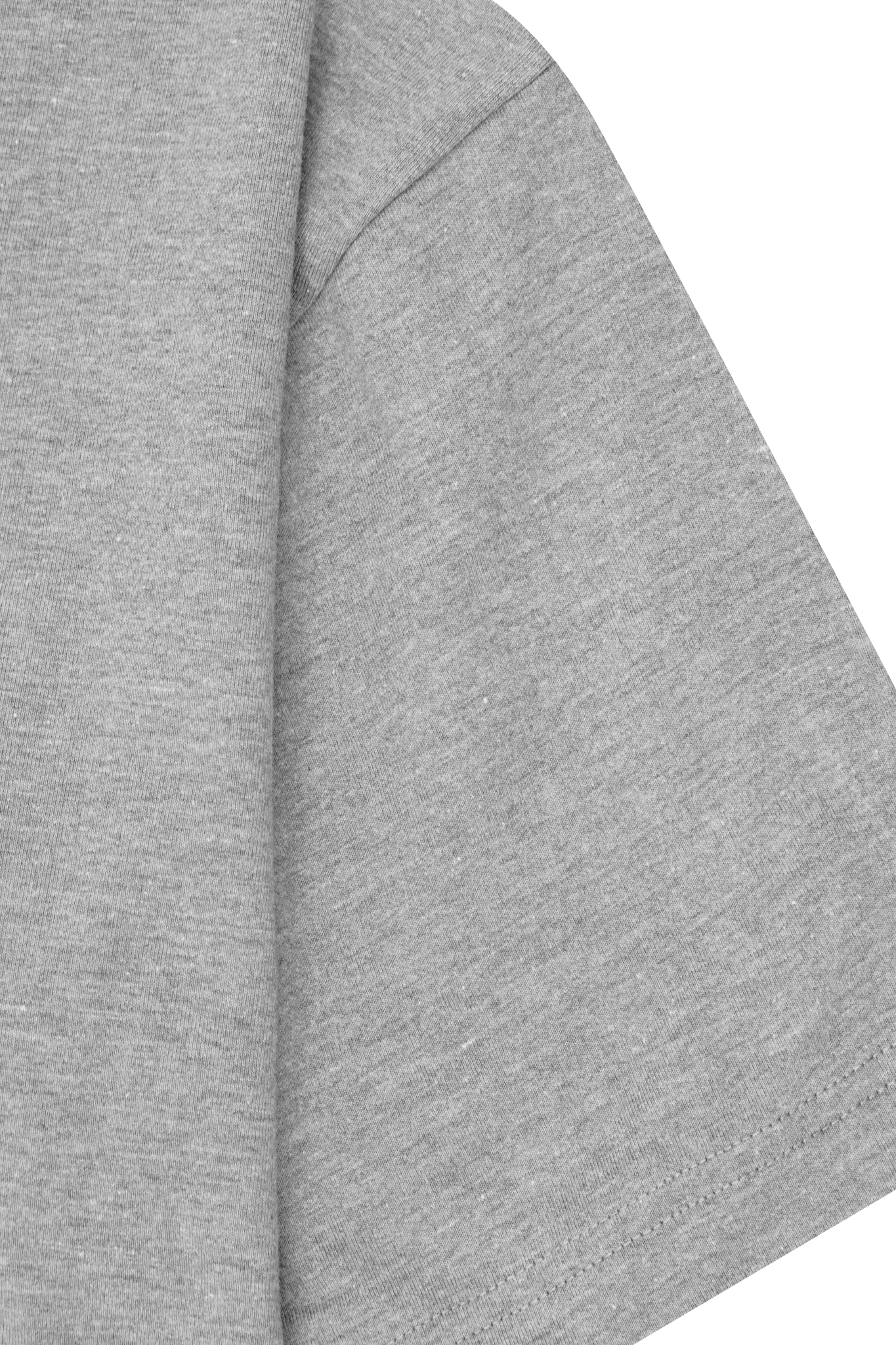 BOX TEE IN HEATHER GREY
