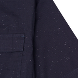 CUBAN SHIRT IN NAVY SPECKLE
