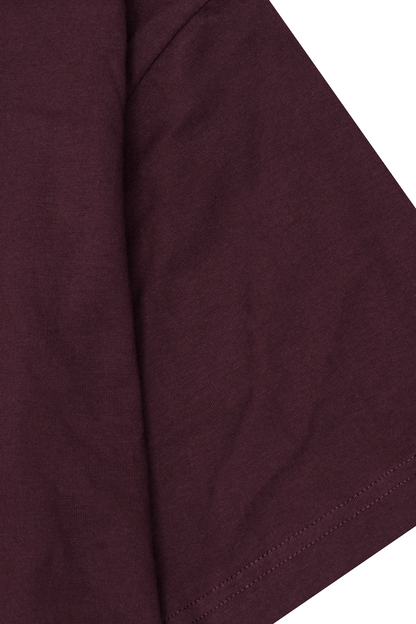 BOX TEE IN WINE