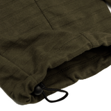 ROGUE SPLIT WIDE PANTS IN OLIVE STRIPED PIQUE
