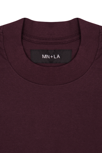 BOX TEE IN WINE