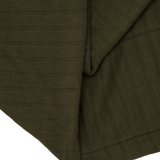 ROGUE SPLIT WIDE PANTS IN OLIVE STRIPED PIQUE