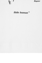 "JURASSIC" LITTLE HUMAN™ LONGSLEEVE TEE IN WHITE