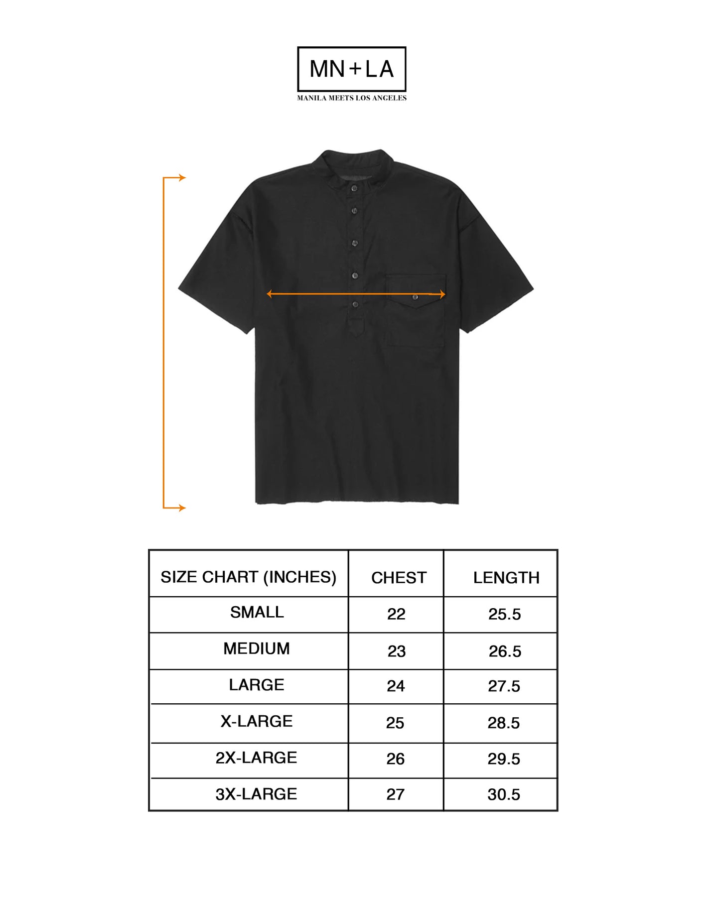 MANDARIN SHIRT IN ANTHRACITE