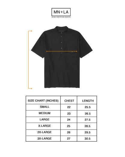 MANDARIN SHIRT IN ANTHRACITE