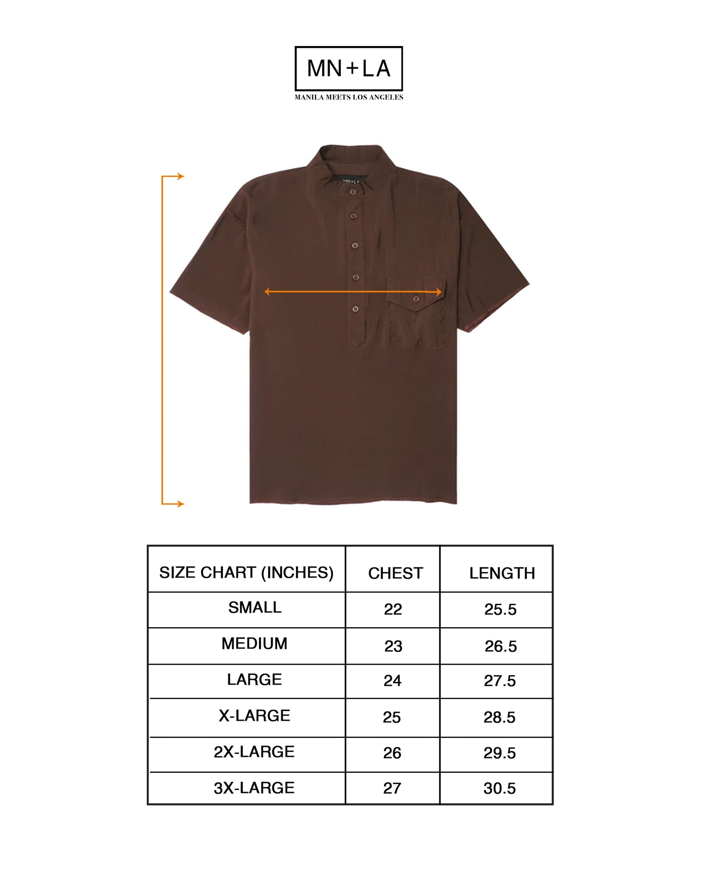 MANDARIN SHIRT IN WOOD