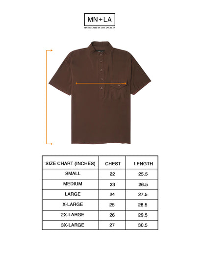MANDARIN SHIRT IN WOOD