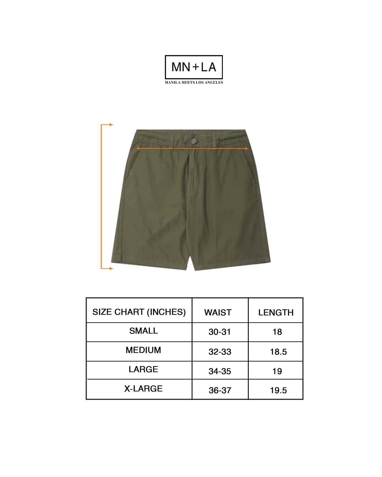 MANDARIN SHORTS IN OLIVE