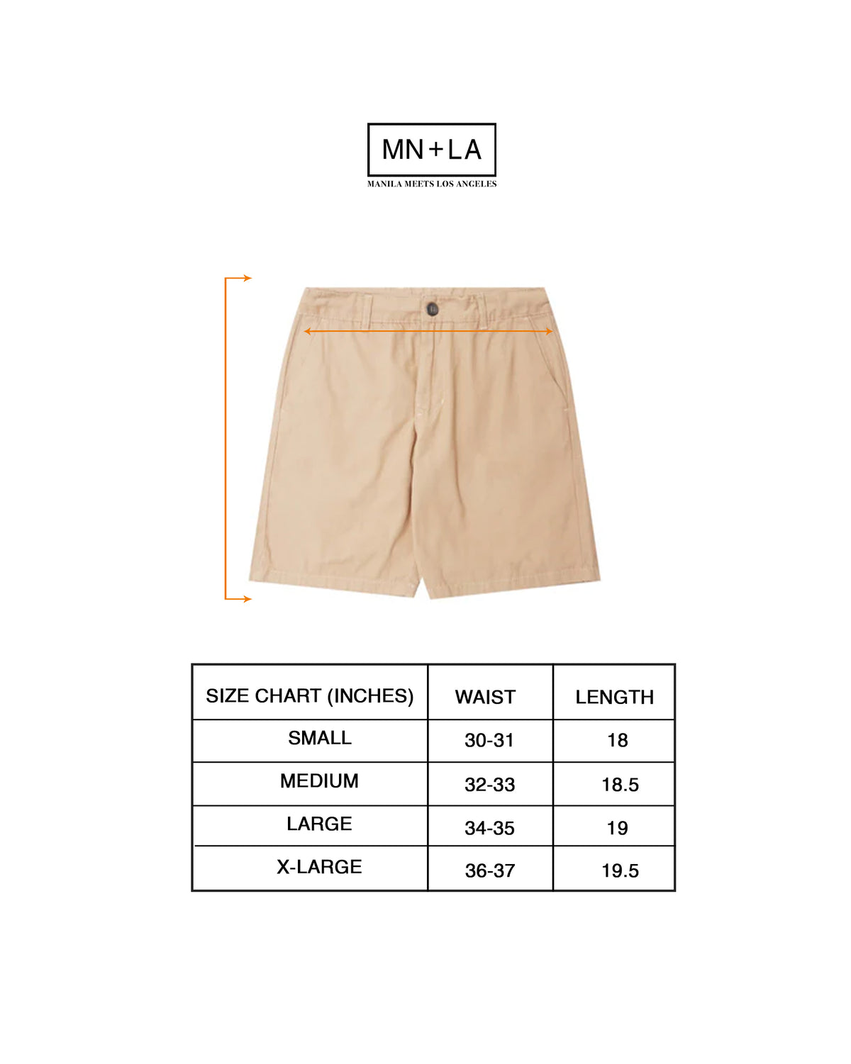 MANDARIN SHORTS IN SAND