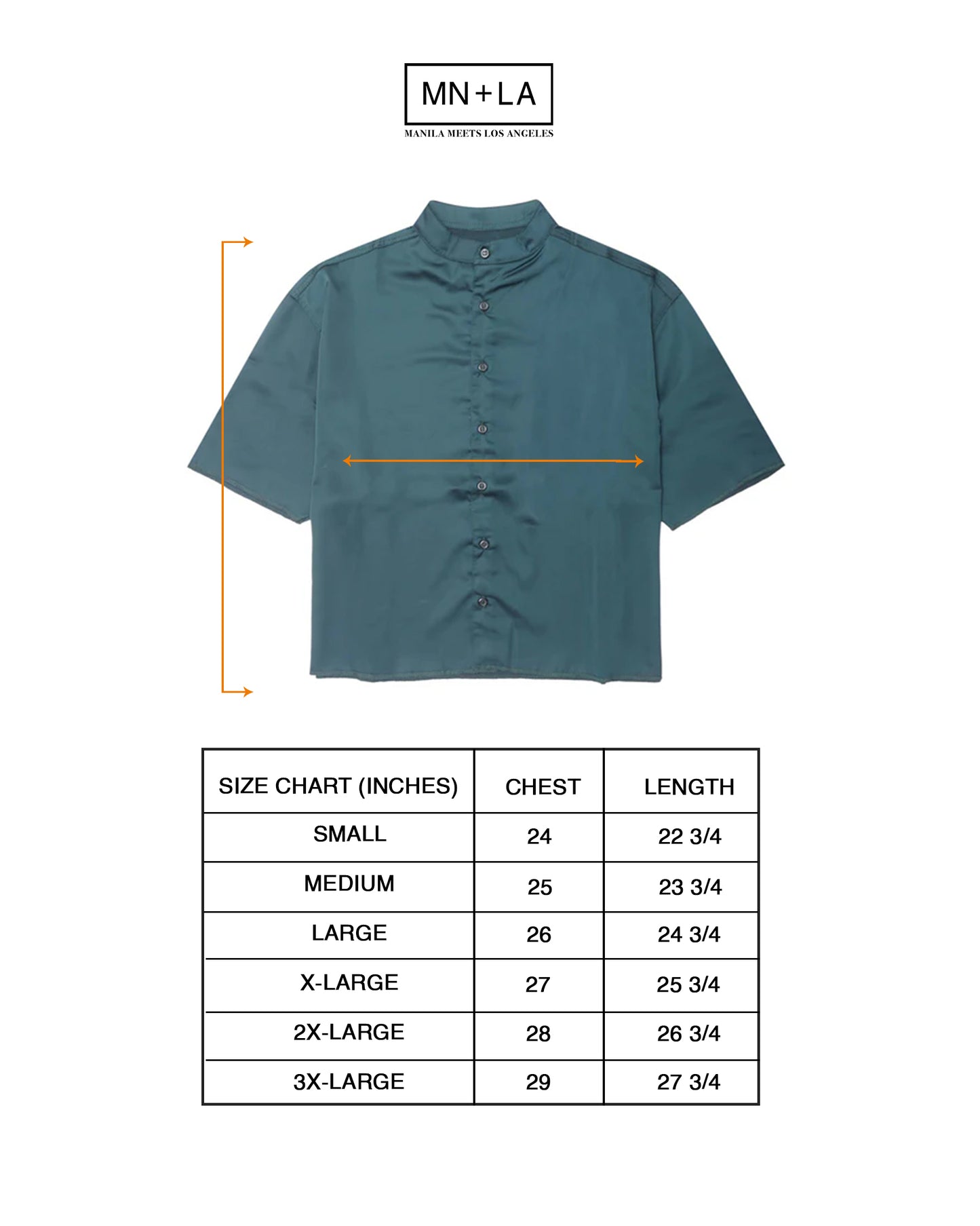 MANDARIN S/S SHIRT IN EMERALD