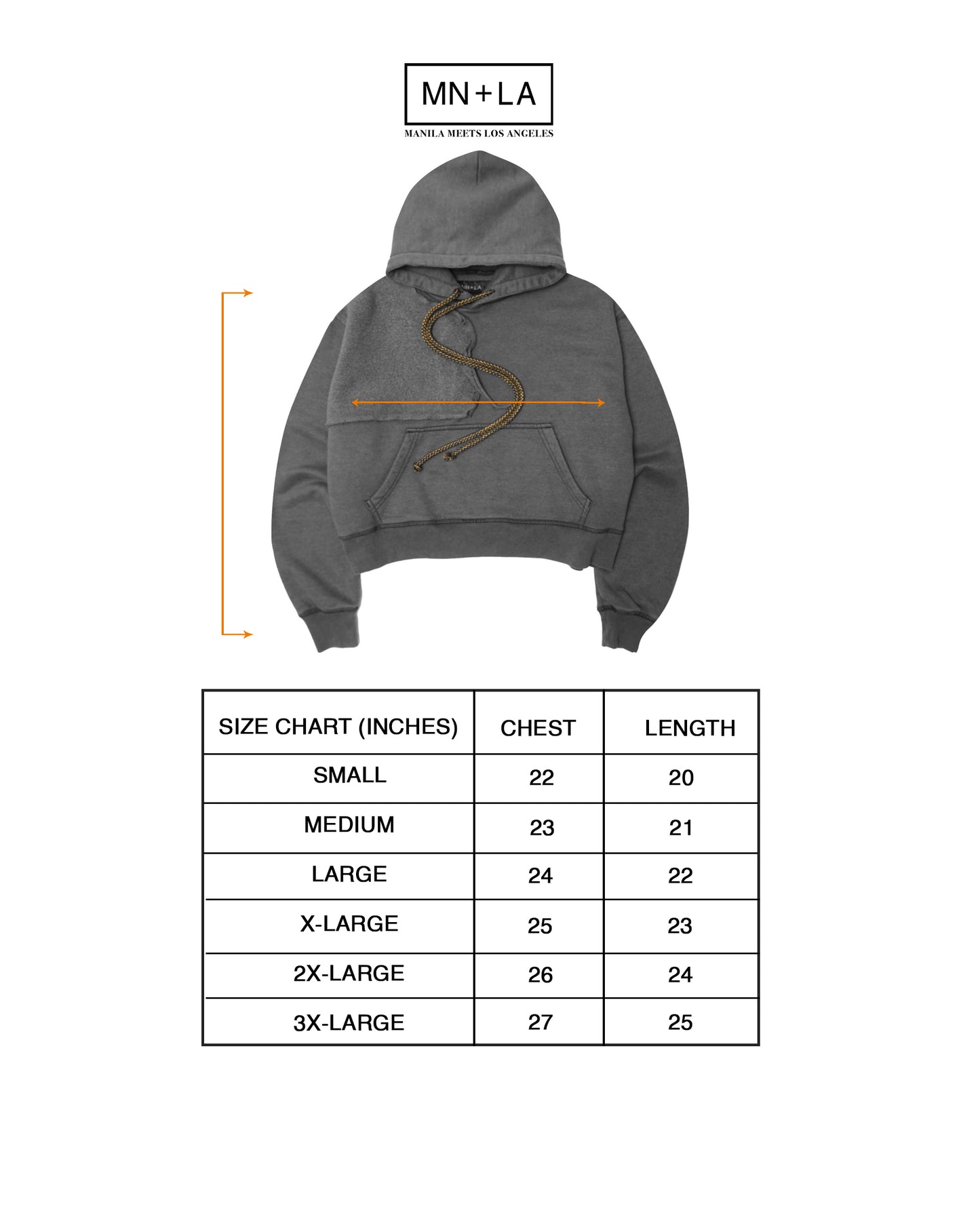 DECONSTRUCTED HOODIE IN CEMENT