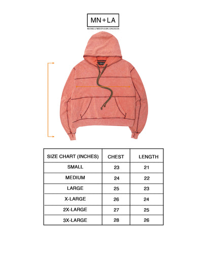 SHINOBI HOODIE IN IMPERIAL RED