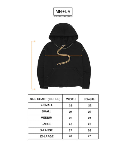 CUTOFF HOODIE IN ANTHRACITE