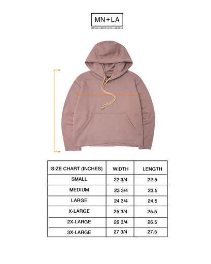 EXO™ CUTOFF HOODIE IN MAUVE