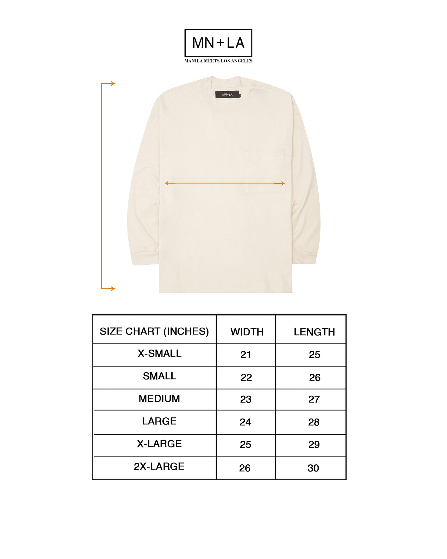 POCKET LONGSLEEVE LITE TEE IN OAT