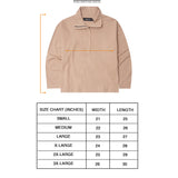 QUARTER ZIP L/S TEE IN BISQUE