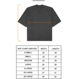 MOCK NECK TEE IN CHARCOAL GREY