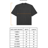 MOCK NECK TEE V4 IN CHARCOAL GREY