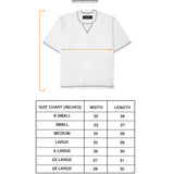 MILITIA MOCK NECK WAFFLE TEE IN WHITE