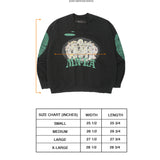 "ECHOES OF HEAVEN" SWEATSHIRT IN CAVIAR