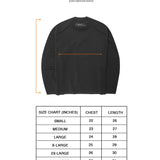 CUTOFF SWEATSHIRTV2 IN ONYX